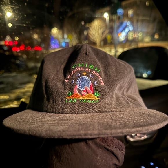 Phish 4 Nights At The Sphere Gray Las Vegas Embroidered Cap